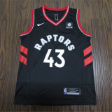 Toronto Raptors  新款 猛龙队 43号 帕斯卡尔·西亚卡姆 黑色