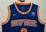 New York Knicks 新赛季 尼克斯队 9号 巴雷特 蓝色 球迷版