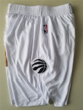 Toronto Raptors 猛龙队城市版球裤 白色