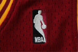 Cleveland Cavaliers 骑士队 23号 詹姆斯 复古大刀红色 极品网眼球衣