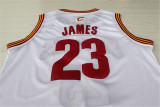 Cleveland Cavaliers 骑士队 23号 詹姆斯 白色 常规新面料球衣