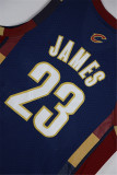 Cleveland Cavaliers 骑士队 23号 詹姆斯 复古蓝色 新面料球衣