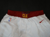 Cleveland Cavaliers 17-18赛季 新款 骑士 球裤 白色