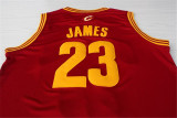 Cleveland Cavaliers 骑士队 23号 詹姆斯 红色 新面料球衣