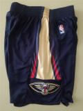 New Orleans Pelicans 鹈鹕队 蓝色 球裤