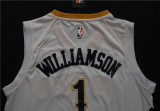 New Orleans Pelicans 新赛季 鹈鹕队 1号 威廉姆斯 白色 球迷版