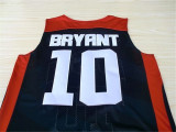 USA Basketball  Dream 2012年伦敦奥运会 美国梦十 #10 科比 蓝色 刺绣球衣