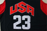 USA Basketball  Dream 2012年伦敦奥运会 美国梦十 #23 欧文 蓝色 刺绣球衣