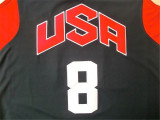 USA Basketball Dream 2012年伦敦奥运会 美国梦十 #8 德隆威廉姆斯 蓝色 刺绣球衣