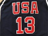 USA Basketball  Dream 2004雅典奥运会 美国梦六 #13 杜兰特 黑蓝 极品网眼球衣