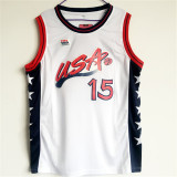 USA Basketball  Dream 1996年夏季亚特兰大奥运会 美国梦三 #15 哈基姆·奥拉朱旺 白色