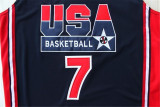 USA Basketball  Dream 1992年巴塞罗那奥运会 美国梦一复刻 #7 大鸟 伯德 蓝色