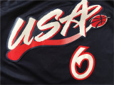 USA Basketball  Dream 1996年夏季亚特兰大奥运会 美国梦三 #6号 哈达威 黑色 新面料球衣