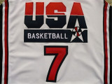 USA Basketball  Dream 1992年巴塞罗那奥运会 美国梦一复刻 #7 伯德 白色球衣
