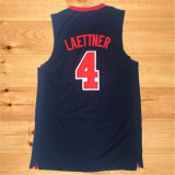 USA Basketball  Dream 1992年巴塞罗那奥运会 美国梦一复刻 #4 莱特纳Laettner 蓝色