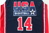 USA Basketball Dream 1992年巴塞罗那奥运会 美国梦一复刻 #14 &quot;坦克&quot; 巴克利 蓝色