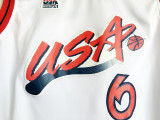 USA Basketball  Dream 1996年夏季亚特兰大奥运会 美国梦三 #6 哈达威 白色 新面料球衣