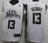 Los Angeles Clippers 20新款 快船 13号 乔治 拉丁版 白色