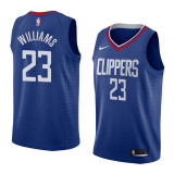 Los Angeles Clippers新赛季 快船队 23号 路易斯-威廉姆斯 蓝色