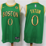 Boston Celtics 凯尔特人（城市版） 0号 塔图姆 绿金