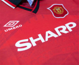 94-96 Manchester United home Retro Jersey Thailand Quality