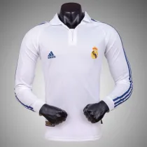 01-02 Real Madrid home Long sleeve Retro Jersey Thailand Quality