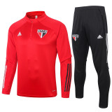 20-21 Sao Paulo (Red) Adult Soccer Jacket Training Suit