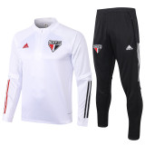 20-21 Sao Paulo (White) Adult Soccer Jacket Training Suit