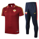 20-21 AS Roma (Red) Polo Short Training Suit