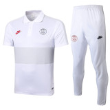 20-21 Paris Saint-Germain (White) Polo Short Training Suit
