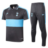 20-21 Tottenham Hotspur (darkgray) Polo Short Training Suit