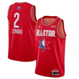 NBA All-Star Game2020芝加哥全明星 快船队 2号 伦纳德 红色