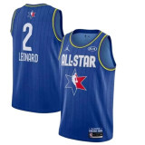 NBA All-Star Game 2020芝加哥全明星 快船队 2号 伦纳德 蓝色