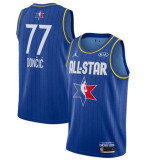 NBA All-Star Game 2020芝加哥全明星 小牛队 77号 东契奇 蓝色