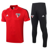 20-21 Sao Paulo (Red) Polo Short Training Suit