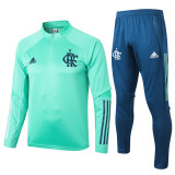 20-21 Flamengo (green) Adult Soccer Jacket Training Suit