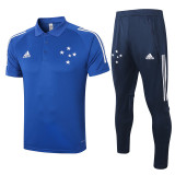 20-21 Cruzeiro (bright blue) Polo Short Training Suit