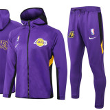 20-21 Los Angeles Lakers (purple) Hoodie Adult Sweater tracksuit set