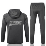 20-21 Los Angeles Lakers (grey) Hoodie Adult Sweater tracksuit set