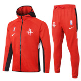 20-21 Houston Rockets (Red) Hoodie Adult Sweater tracksuit set