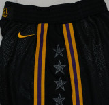 Los Angeles Lakers 17-18新赛季（城市版）湖人队 球裤 黑色