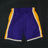 Los Angeles Lakers 17-18新赛季 湖人队 紫色 球裤
