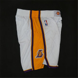 Los Angeles Lakers 17-18新赛季 湖人队 球裤 白色