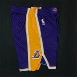 Los Angeles Lakers 17-18新赛季 湖人队 紫色 球裤