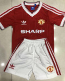 1984 Manchester United home (Retro Jersey) Kids kit Thailand Quality