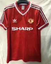 1986 Manchester United home Retro Jersey Thailand Quality
