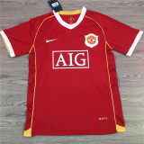 06-07 Manchester United home Retro Jersey Thailand Quality