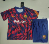 Kids kit 20-21 FC Barcelona (Training clothes) Thailand Quality
