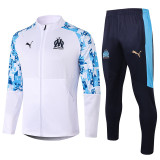 20-21 Marseille (White) Jacket Sweater tracksuit set
