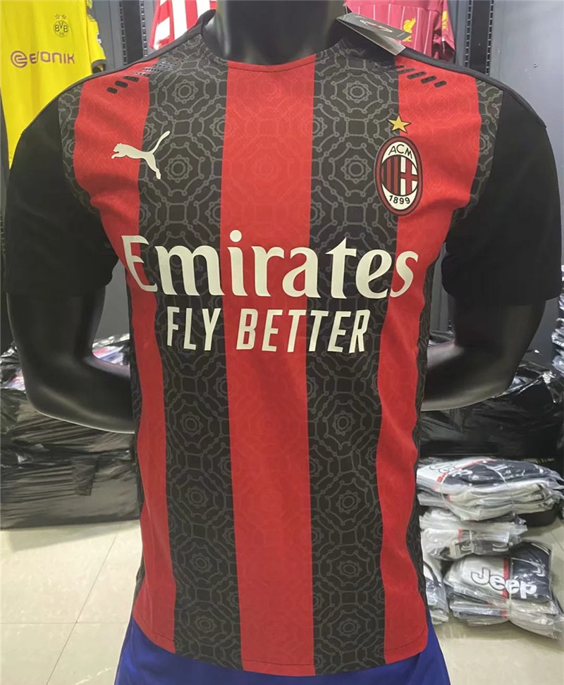 20-21 AC Milan home Player Version Thailand Quality Soccer Jersey